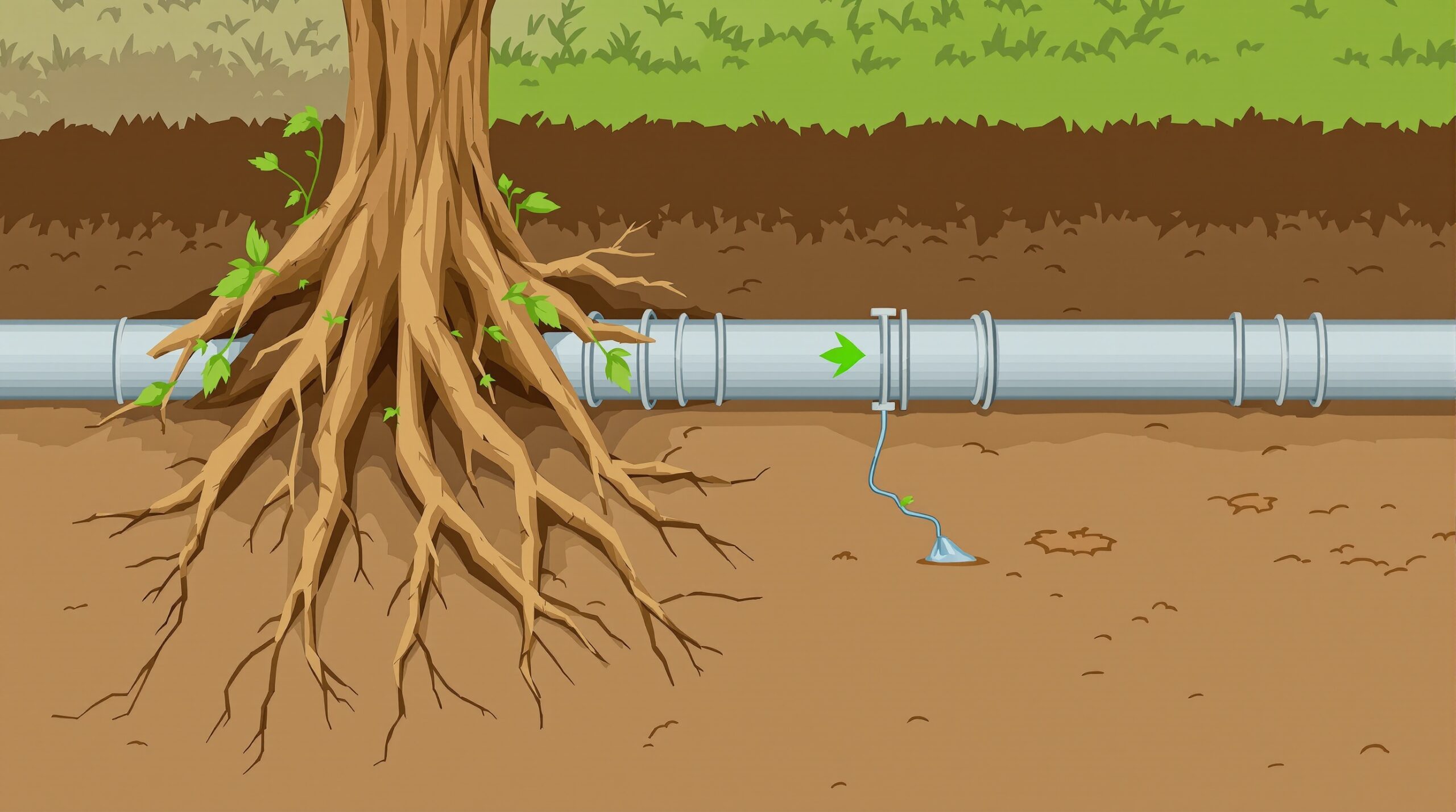 Featured image for “Unveiling the Silent Culprit: Tree Roots and Sewer Line Intrusion in Delaware Homes”