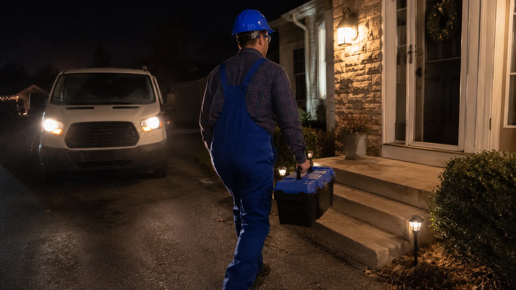 24/7 emergency plumbing technician serving New Castle County