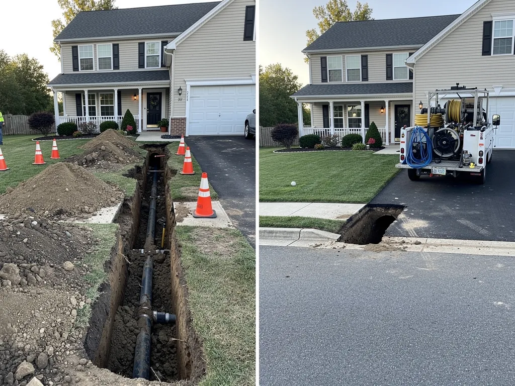 Traditional Excavation vs. Trenchless Repair